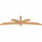 Ekena Millwork Davenport Timber Gable Bracket, Western Red Cedar, 84"W x 24"H x 3 1/2"D x 3 1/2"F, 7/12 Pitch GBW084X24X0404DAV00SWR - alternate 2